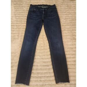 7 For All Mankind Luxe‎ Vintage Ankle Skinny Jeans – Dark Indigo, Size 26